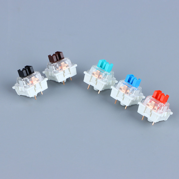 10st Dammtät Switch för Mekaniskt tangentbord Axis Taktil MX Black