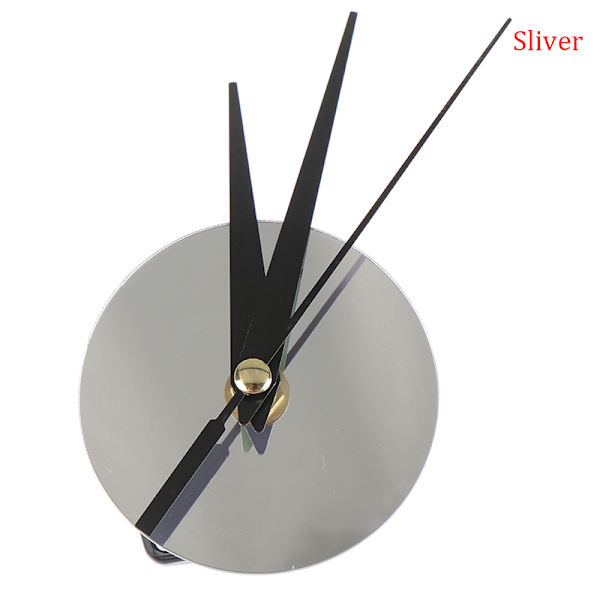 Silent Quartz Watch DIY Wall Clock Movement Mechanism Parts Rep Sliver