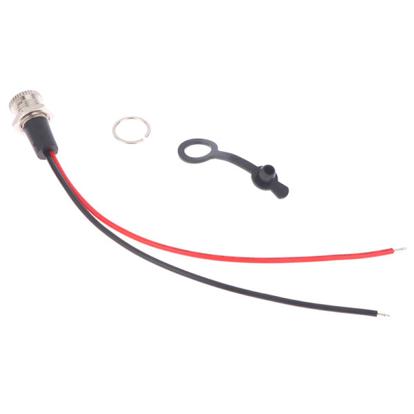 Vattentät 5,5 x 2,1 MM DC power Honkontakt Panelfäste