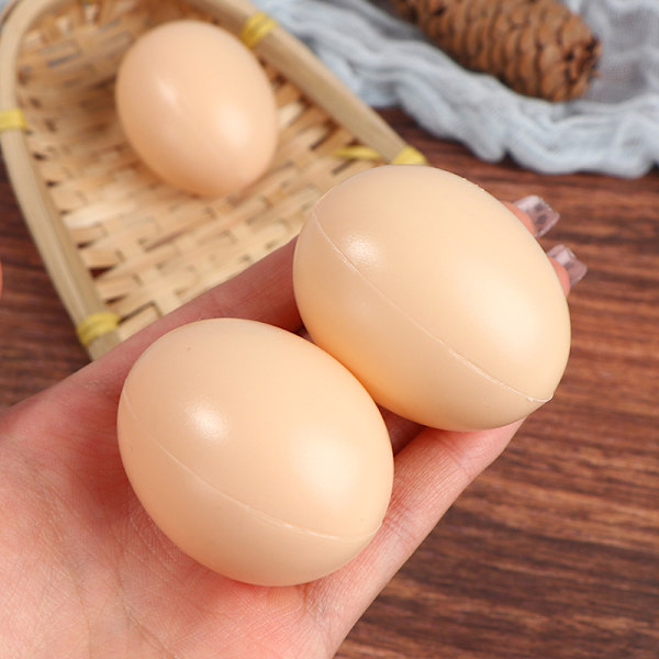 10 st Plastsimuleringsägg Påskägg Barn DIY-målning dec