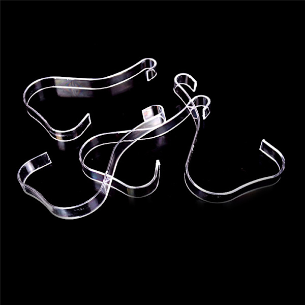 4st Kvinnor Klar Akryl Plast Sandal Dam Skor Display Stan 0 0