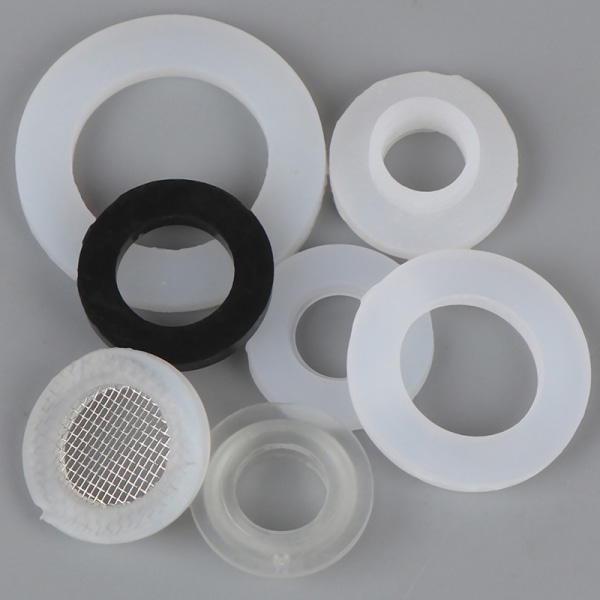 1/2" 3/4" 1" gummiring Silikon PTFE platt packning tätningsring f G