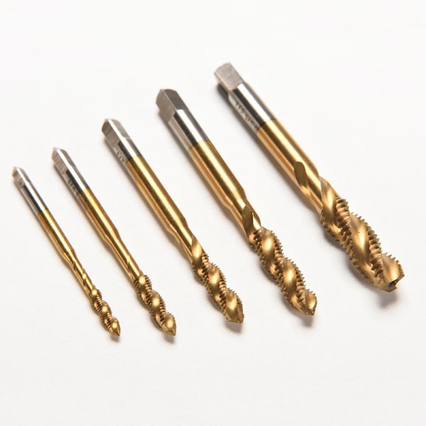 M3 M4 M5 M6 M8 Höghastighetsstål HSS Skruvgänga Metrisk Spiral M3: 3mm*0.5mm