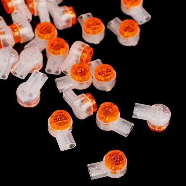 100Pc K2-kontakt Fettpåfyllning Butt Wire Line Terminal för T