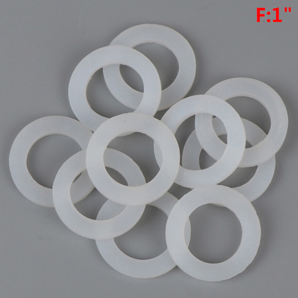 1/2" 3/4" 1" gummiring Silikon PTFE platt packning tätningsring f F