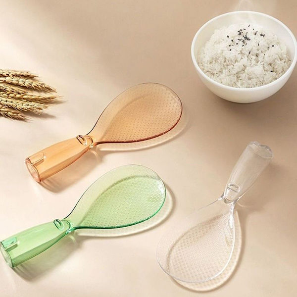 Stående rissked Non Stick PP-material Rismatlagningsskop Ki Clear