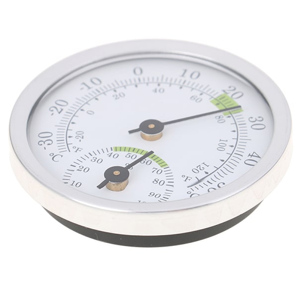 Väggmonterad hushållsanalog termometer & hygrometer för bastu