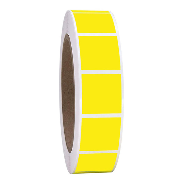 500st färgkodningsetiketter klistermärken Chroma etiketter klistermärken Själv Yellow