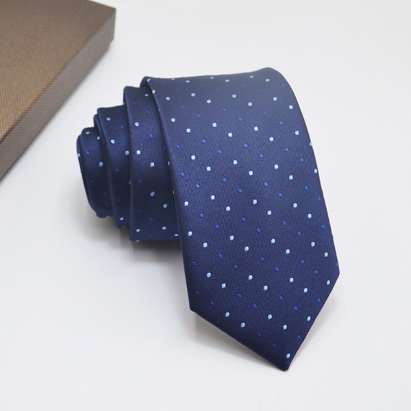 Herrslipsar Jacquard Dot Blommig skjorta kostym Cravat Wedd A26