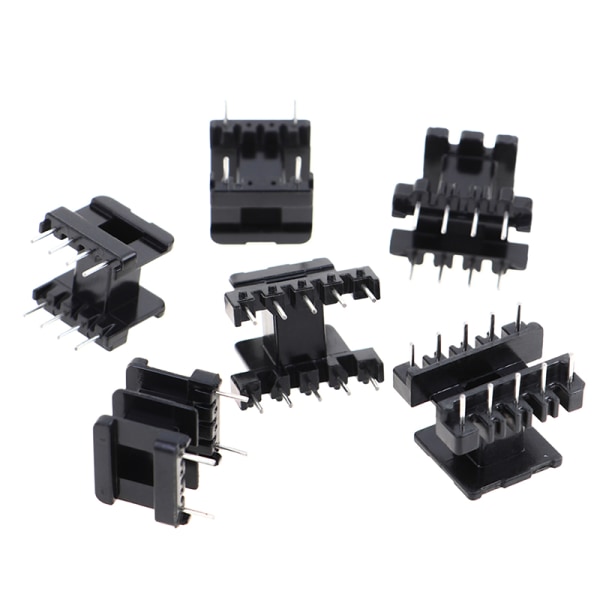 5 set EE25 4Pin 8P 10P Transformator Bobbin PC40 Ferrit Core Ver Horizontal 8Pin(4+4)