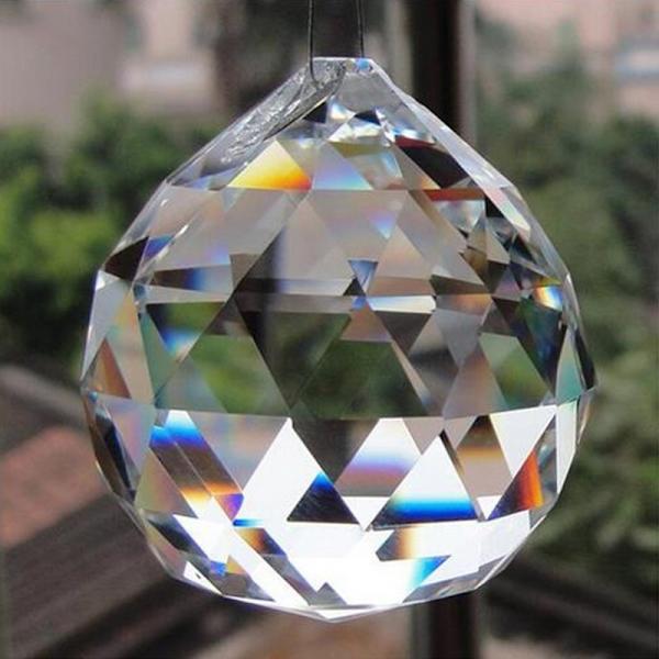 30 mm/40 mm hängande klarkristallbelysning Ball Prismor DIY Curtai 40MM