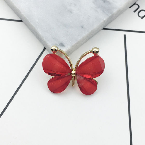 10st/ set harts Hantverk Butterfly flatback Scrapbooking för fon Rose red