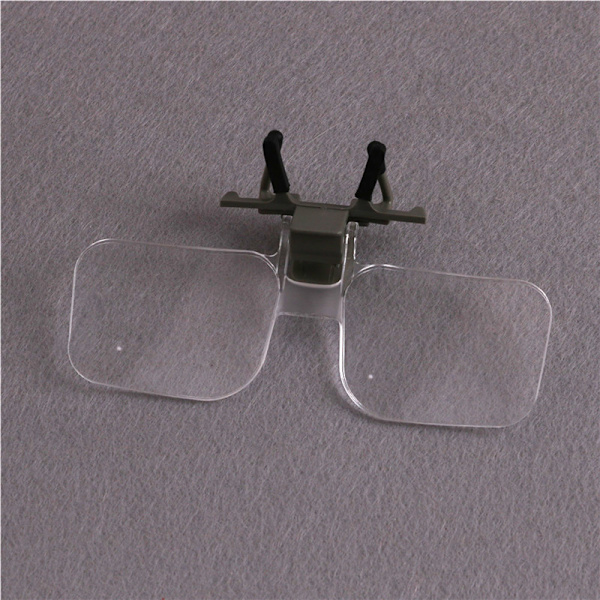 Förstoringsglas Folding Handfree Clip Clear high-tech Glasögon Lens Je 0 0