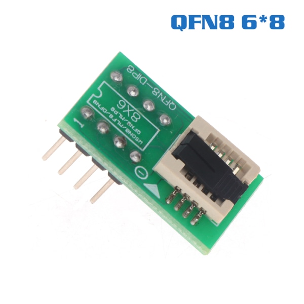 DFN8 WSON8 MLF8 MLP8 QFN8 till DIP8 Adapter 6*5mm 6*8 IC-program QFN8 6*8
