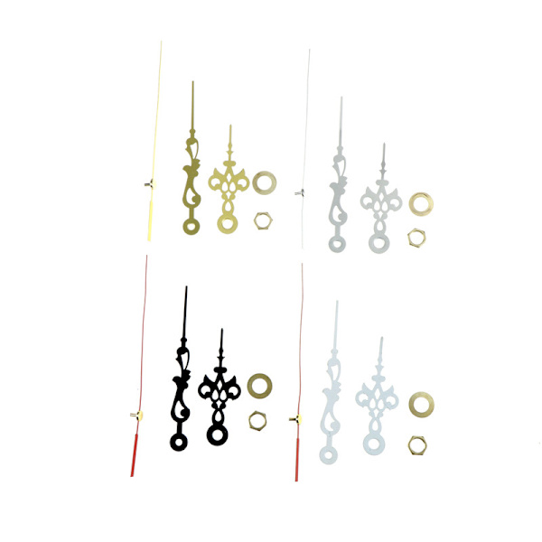 1set Silent Quartz Wall retro Klocka tillbehör för kärnor Del Gold