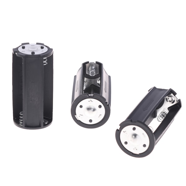 1/3 st 3x AA till D storlek Batteriadapter Konverterhållare Case Bo 2(3Pcs)
