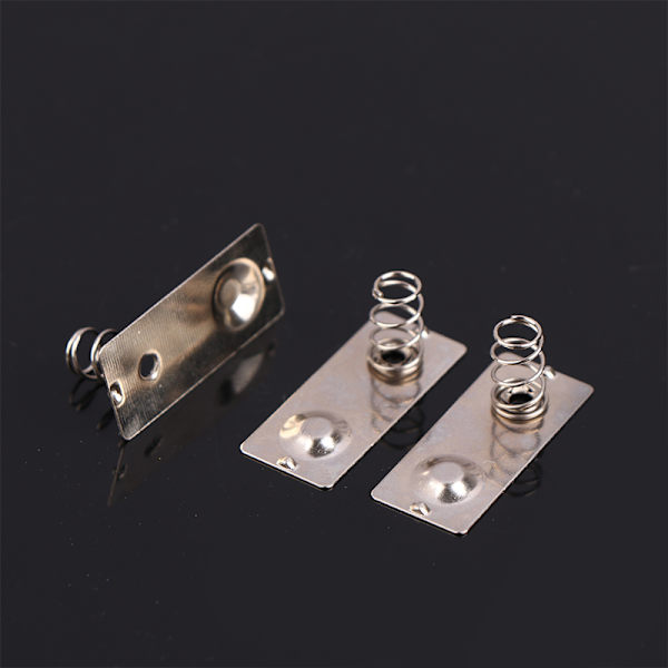10 st 27x11,6 mm AA batteri positiv negativ omvandlingsfjäder