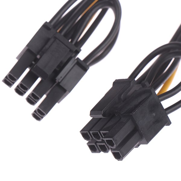 15-stifts SATA-kabel hane till 8-stifts(6+2) PCI-E- power 20 cm för G
