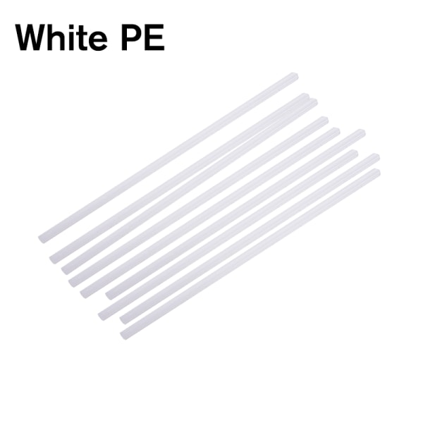 10 st 20 cm svetsstång PP/PVC/PE Stick Plast Svetsare Bumper R White PE