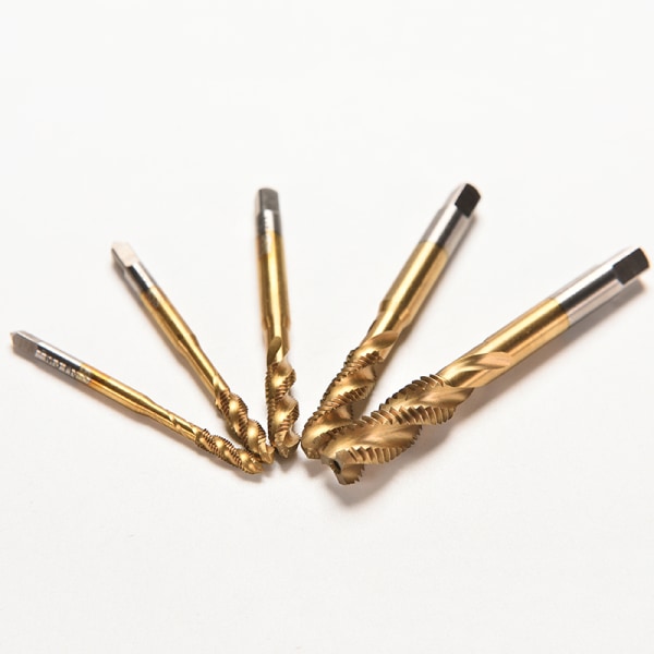 M3 M4 M5 M6 M8 Höghastighetsstål HSS Skruvgänga Metrisk Spiral M5: 5mm*0.8mm