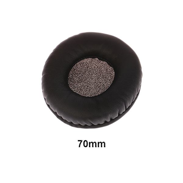 Öronkuddar för hörlurar Hörlurssvamp Läderfodral för Hea 70mm