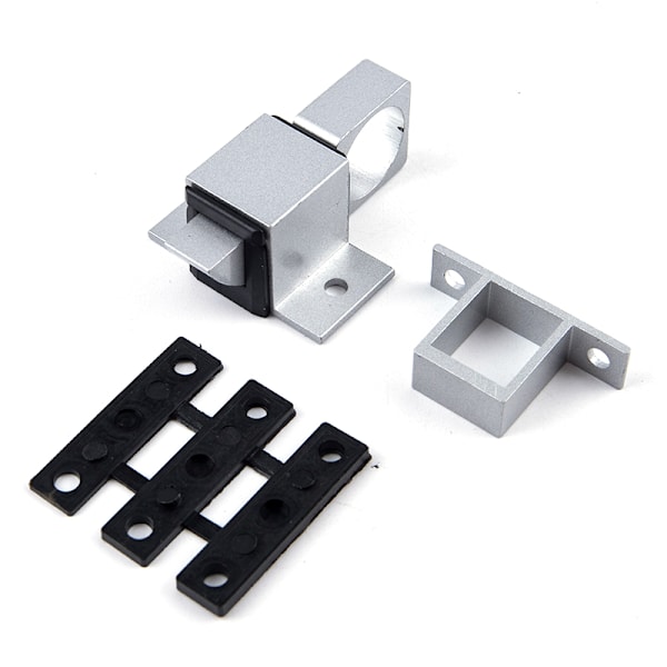 Dörrbult Spärr Aluminiumlegering Säkerhet Automatisk fönsterport S White