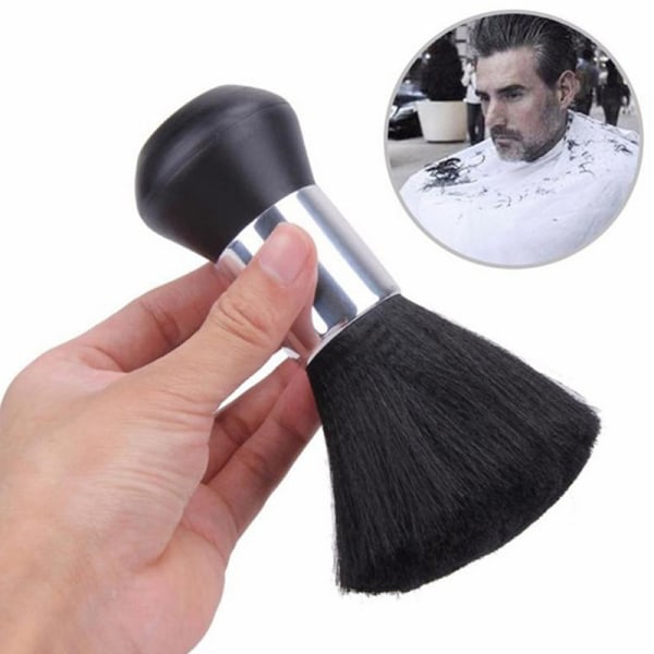 Soft Black Neck Duster Barber Hair Cleaner Brush Salon Hairdres