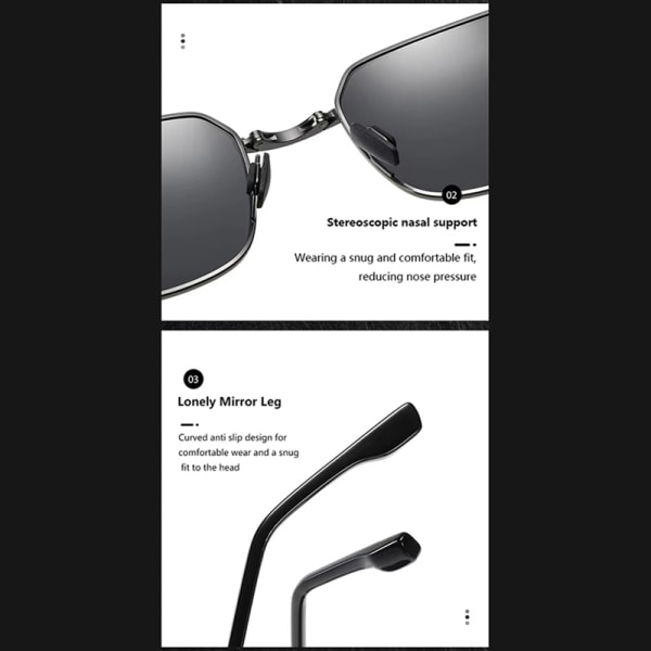 Alloy Fold Photochromic Solglasögon Polarized Men Folding Sun Gl A