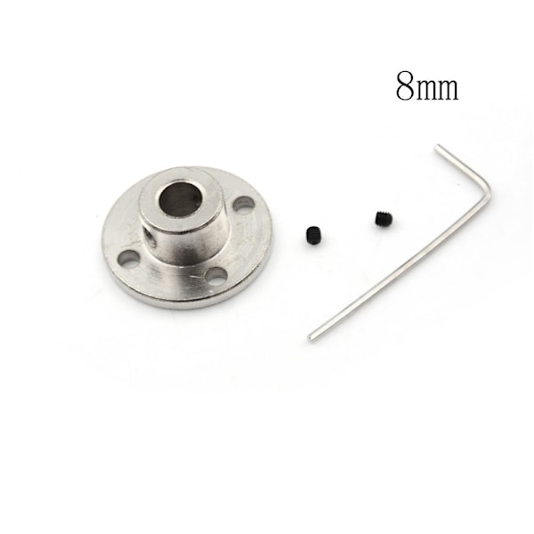 3/4/5/6/7/8/10 mm stel flänskoppling Motorstyraxelkoppling 8mm