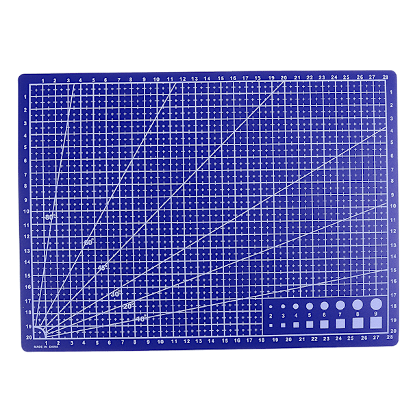 kontorspapper ting mattbräda a4 storlek pad modell hobby design Blue