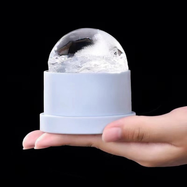 Sphere Ice Cube Form Långsamt smältande DIY Ice Ball Rund Jelly Maki Blue
