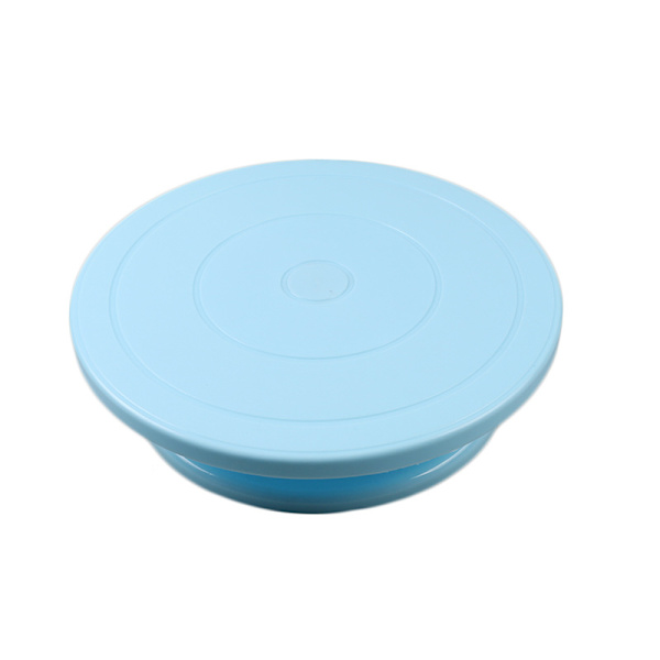 Cake Turntable Roterande Anti-sladd Runt Cake Stand Cake Decorat Blue