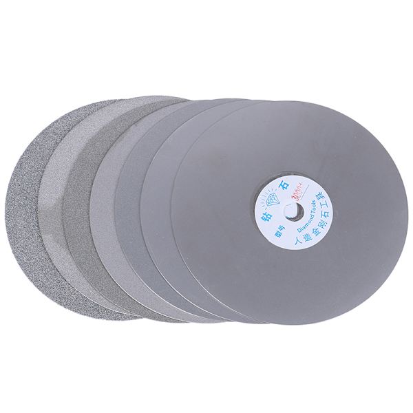 6" 150 mm diamantbelagd flat skiva smycken polish slipning m 320#