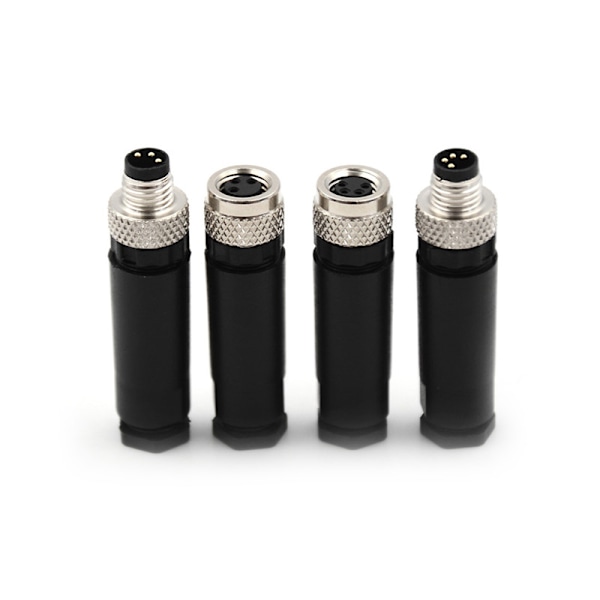 Sensorkontakt M8 Hane invändig gängad pluggkoppling 3 C