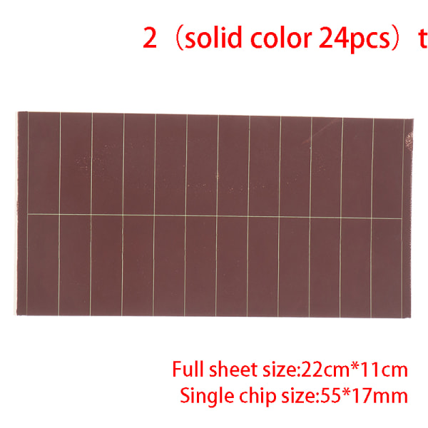 Matchstick Striker Sticker Självhäftande Flame Paper Fosfor Shee 2(24x 55*17mm)