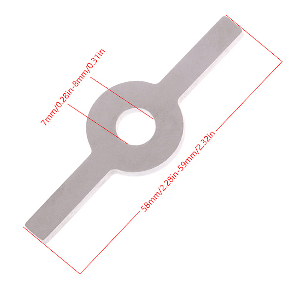 Köttkvarn delar Mincer Blade Maling Blade ter Ersättning A4