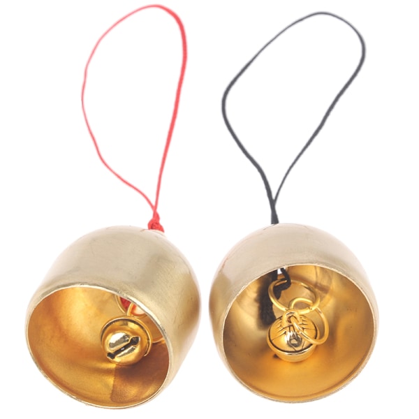 1 STK Metall Koppar Bell Dekoration Hängande Dörrklocka DIY Craft W Red