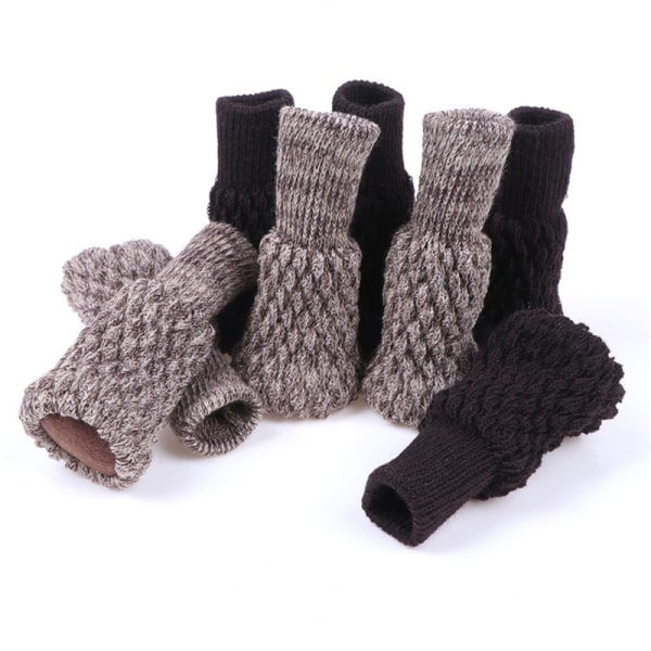 COVER Stolsben Skydd Golvskydd Halkfritt bordsben Furn Brown