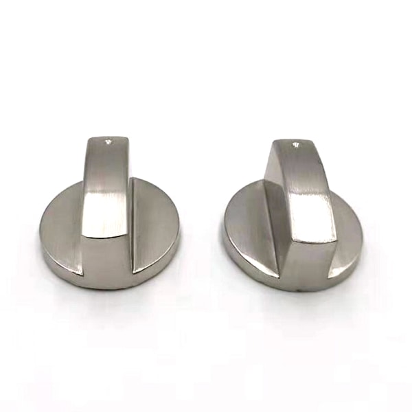 6mm Universal Silver Gasspis Kontrollknappar Adaptrar Ugnsswitch