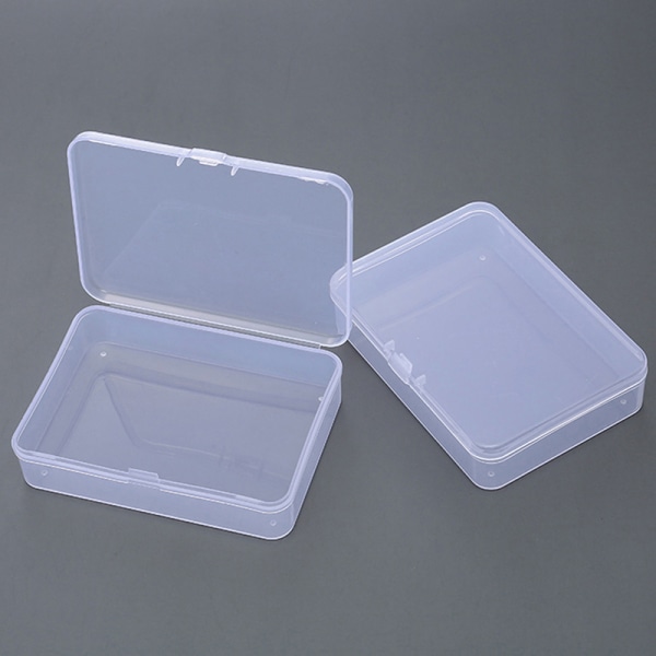 2 ST Game Card Transparent Box Smycken Förvaring Container Board 2PCS