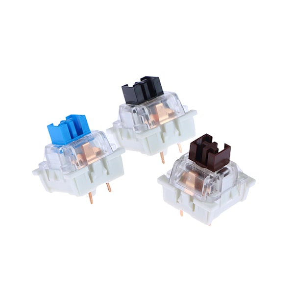 10st Dammtät Switch för Mekaniskt tangentbord Axis Taktil MX Black
