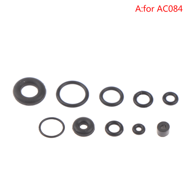 Svarta O-ringgummitätningar som passar för Airbrush inre tätning AC084