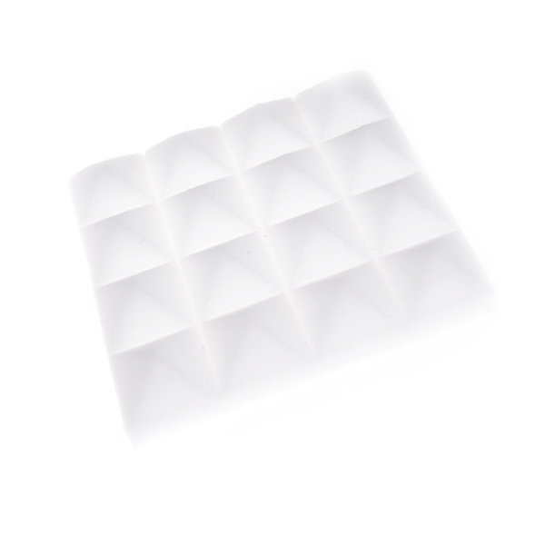 25*25*5cm Ljudisolerande Skum Studio Akustisk Ljudbehandling Ab White
