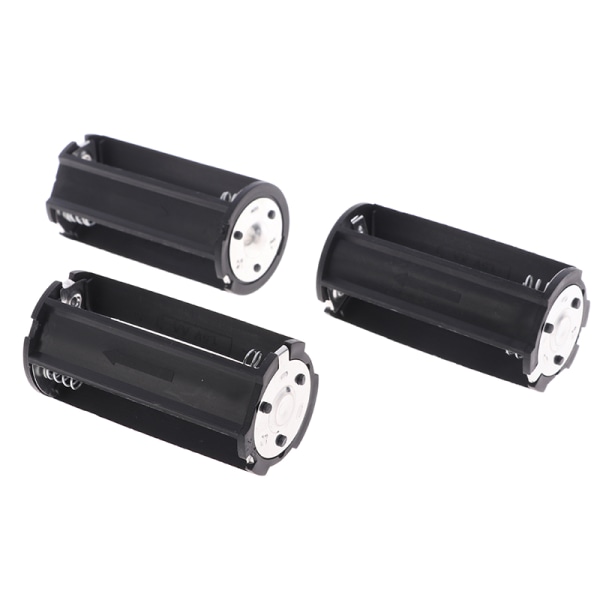 1/3 st 3x AA till D storlek Batteriadapter Konverterhållare Case Bo 2(3Pcs)