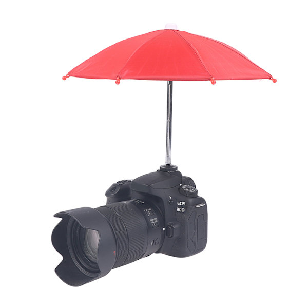 Flerfärgad Dslr Kamera Paraply Solskydd Regnig Hållare För H