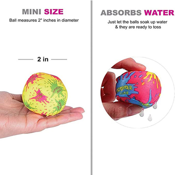 12st återanvändbart spel Strandsporter Barn Roliga poolleksaker Soaking W 12PCS Random Color