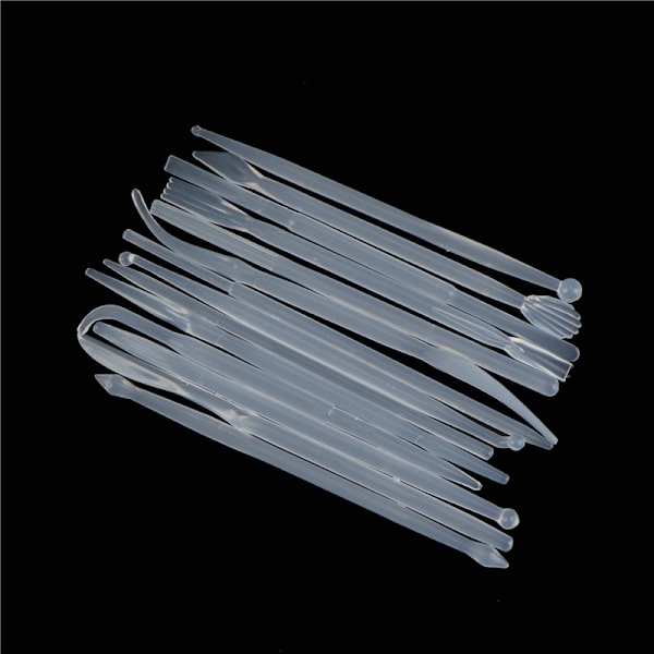 14 st Plast Lera Skulptera Vax Carving Keramik Verktyg Polymer