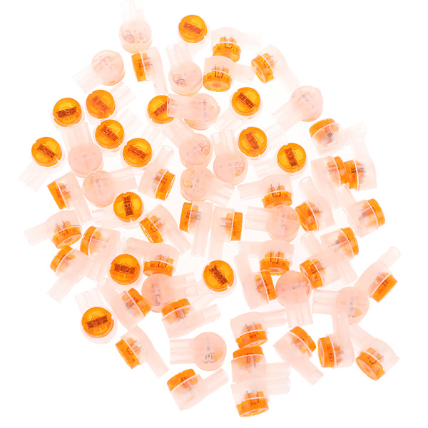 100Pc K2-kontakt Fettpåfyllning Butt Wire Line Terminal för T