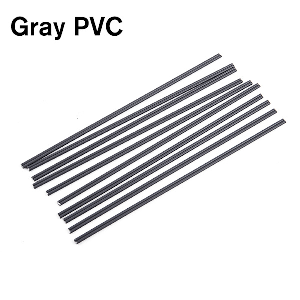 10 st 20 cm svetsstång PP/PVC/PE Stick Plast Svetsare Bumper R Gray PVC