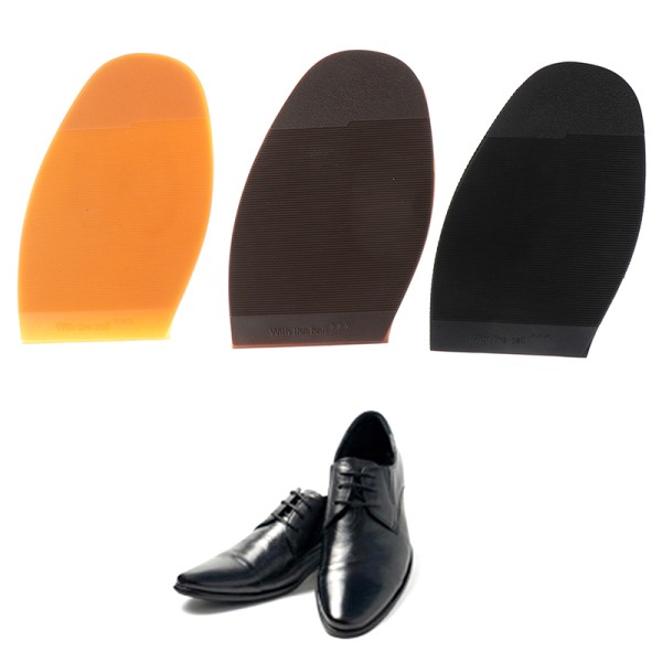 Gummi skosulor Reparation för män Skorbyte DIY Mat Cush Black